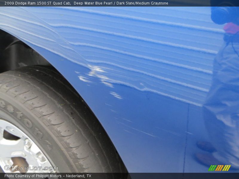 Deep Water Blue Pearl / Dark Slate/Medium Graystone 2009 Dodge Ram 1500 ST Quad Cab