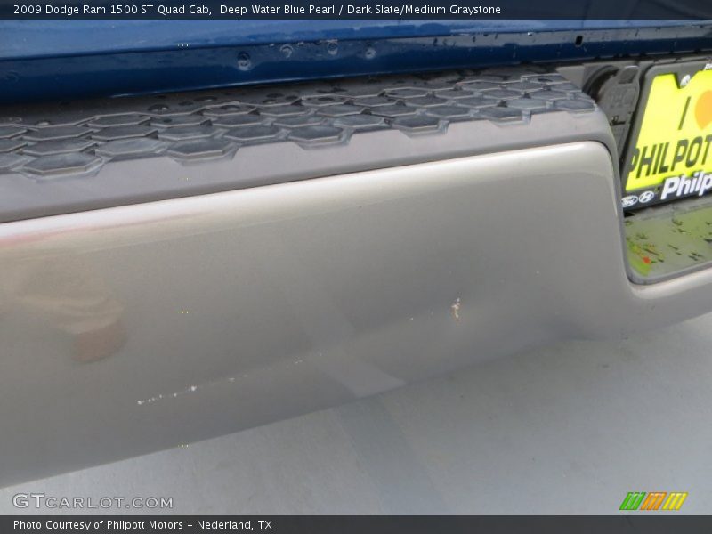 Deep Water Blue Pearl / Dark Slate/Medium Graystone 2009 Dodge Ram 1500 ST Quad Cab