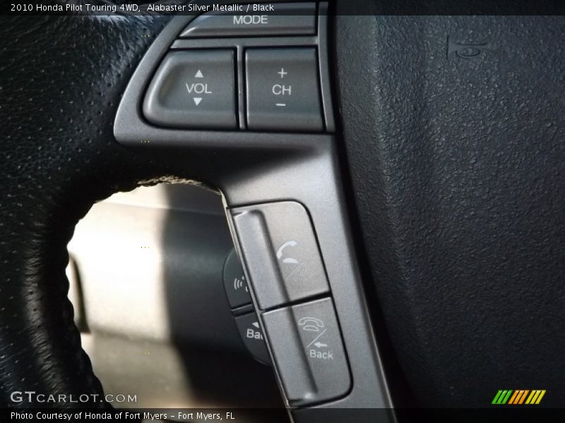 Alabaster Silver Metallic / Black 2010 Honda Pilot Touring 4WD