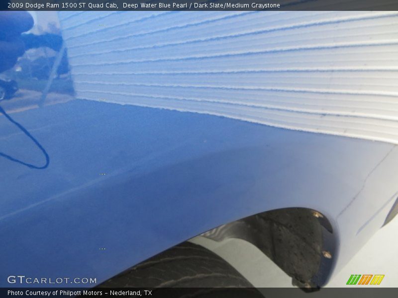 Deep Water Blue Pearl / Dark Slate/Medium Graystone 2009 Dodge Ram 1500 ST Quad Cab