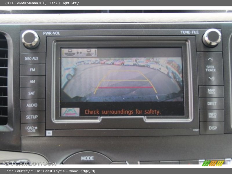 Black / Light Gray 2011 Toyota Sienna XLE