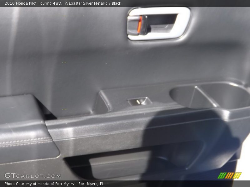 Alabaster Silver Metallic / Black 2010 Honda Pilot Touring 4WD