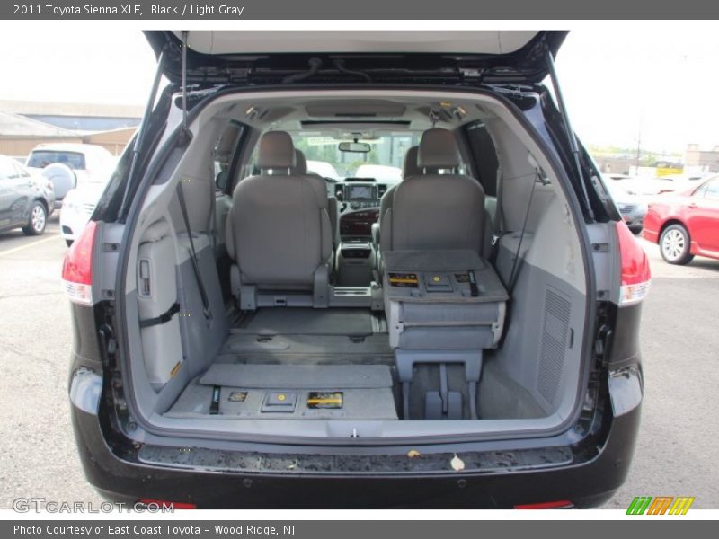 Black / Light Gray 2011 Toyota Sienna XLE