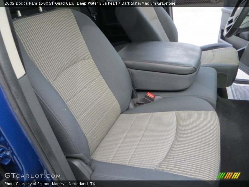 Deep Water Blue Pearl / Dark Slate/Medium Graystone 2009 Dodge Ram 1500 ST Quad Cab