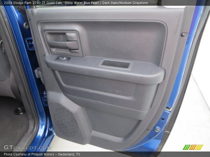 Deep Water Blue Pearl / Dark Slate/Medium Graystone 2009 Dodge Ram 1500 ST Quad Cab