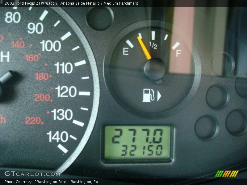 Arizona Beige Metallic / Medium Parchment 2003 Ford Focus ZTW Wagon