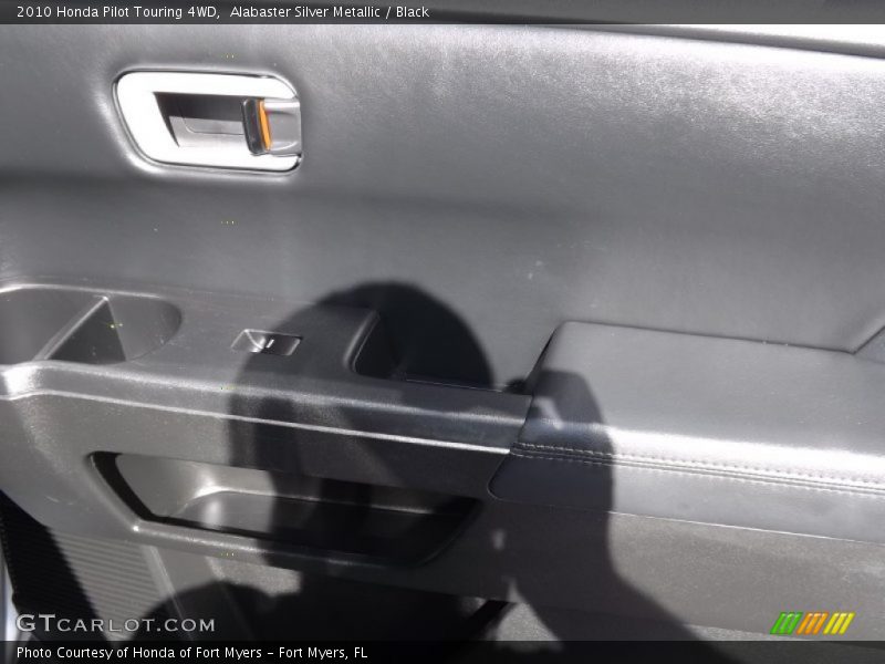 Alabaster Silver Metallic / Black 2010 Honda Pilot Touring 4WD