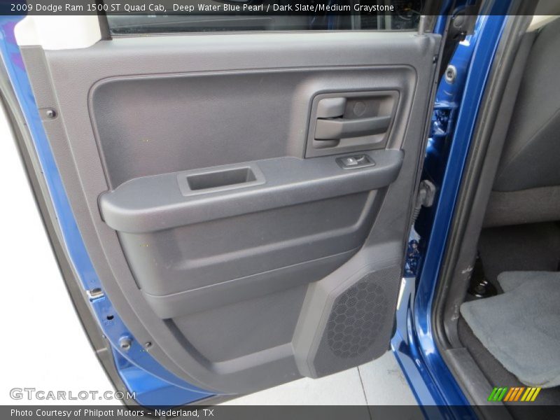 Deep Water Blue Pearl / Dark Slate/Medium Graystone 2009 Dodge Ram 1500 ST Quad Cab