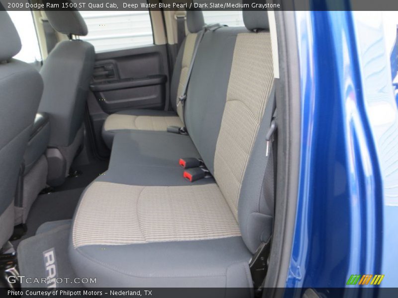 Deep Water Blue Pearl / Dark Slate/Medium Graystone 2009 Dodge Ram 1500 ST Quad Cab