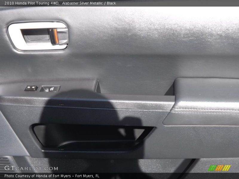 Alabaster Silver Metallic / Black 2010 Honda Pilot Touring 4WD