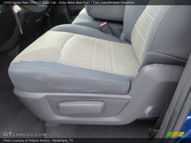 Deep Water Blue Pearl / Dark Slate/Medium Graystone 2009 Dodge Ram 1500 ST Quad Cab