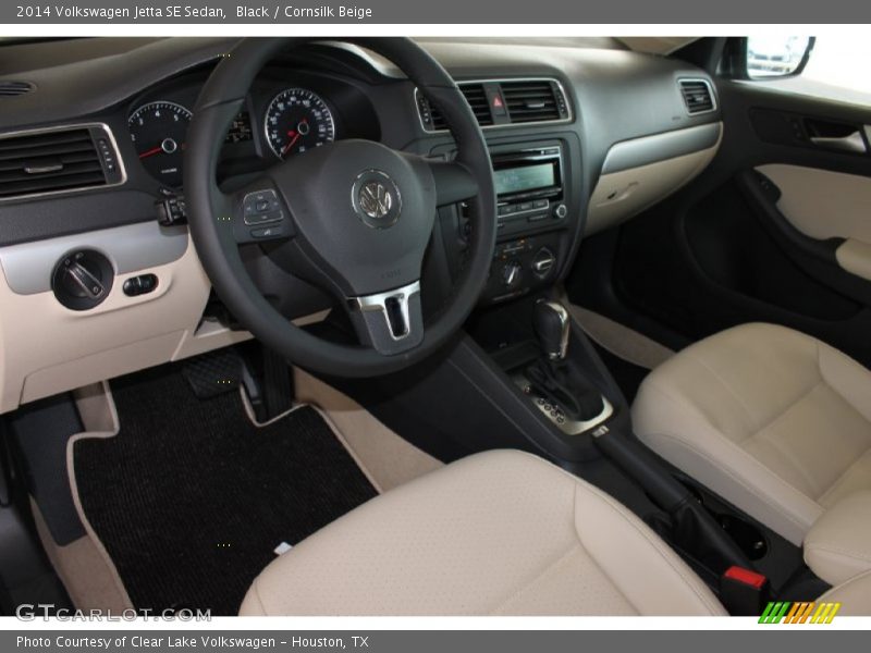  2014 Jetta SE Sedan Cornsilk Beige Interior