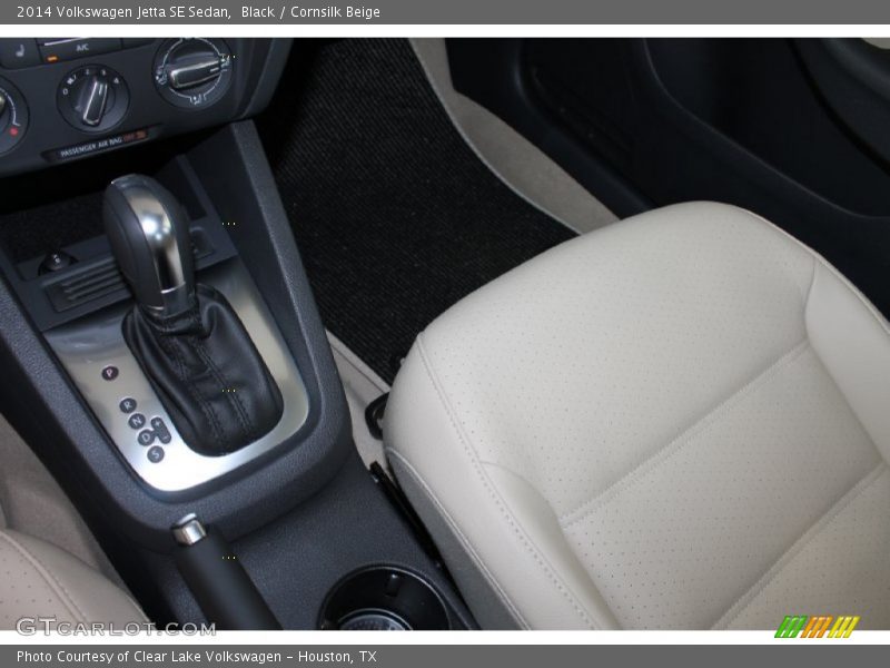 Black / Cornsilk Beige 2014 Volkswagen Jetta SE Sedan