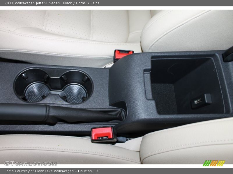 Black / Cornsilk Beige 2014 Volkswagen Jetta SE Sedan