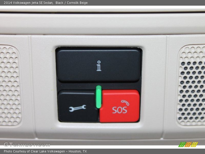 Black / Cornsilk Beige 2014 Volkswagen Jetta SE Sedan