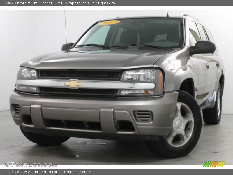 Graphite Metallic / Light Gray 2007 Chevrolet TrailBlazer LS 4x4