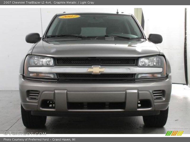 Graphite Metallic / Light Gray 2007 Chevrolet TrailBlazer LS 4x4