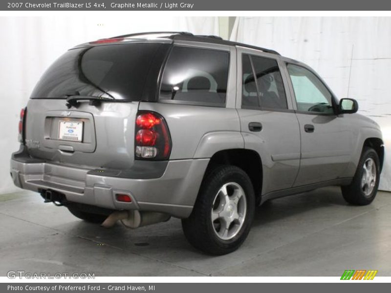 Graphite Metallic / Light Gray 2007 Chevrolet TrailBlazer LS 4x4