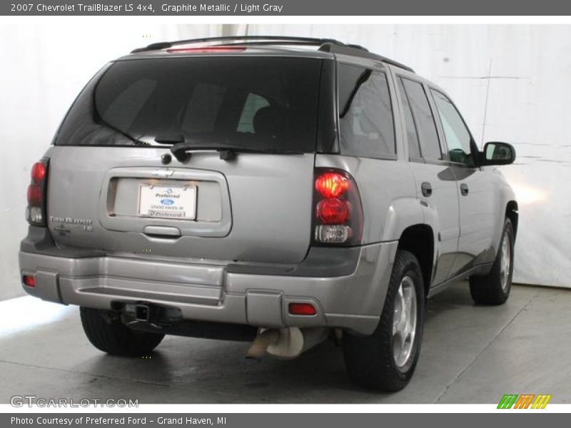 Graphite Metallic / Light Gray 2007 Chevrolet TrailBlazer LS 4x4