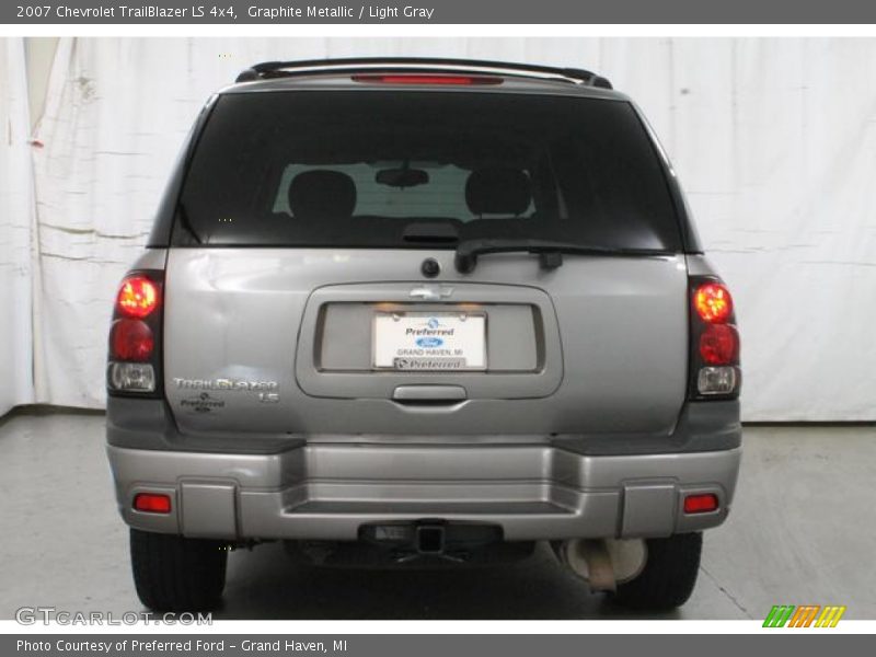 Graphite Metallic / Light Gray 2007 Chevrolet TrailBlazer LS 4x4