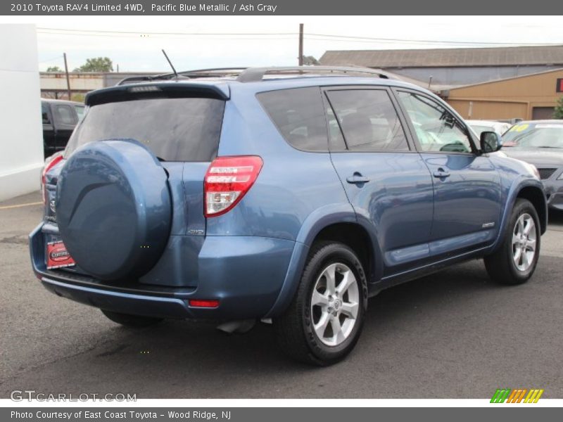 Pacific Blue Metallic / Ash Gray 2010 Toyota RAV4 Limited 4WD