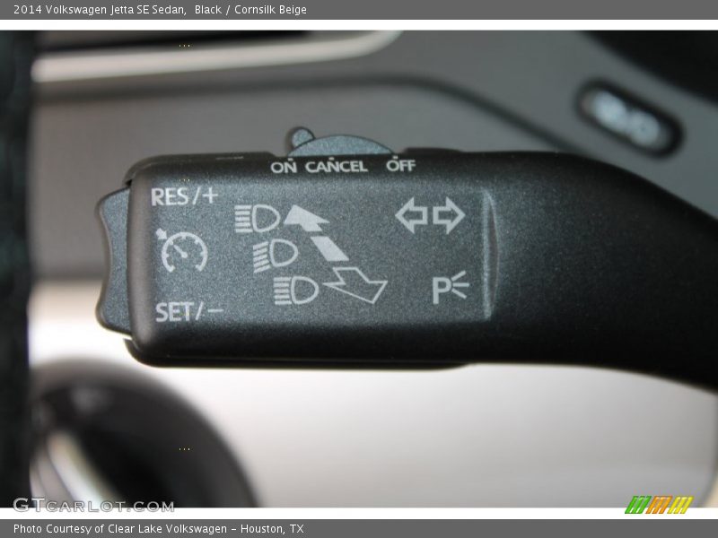 Black / Cornsilk Beige 2014 Volkswagen Jetta SE Sedan