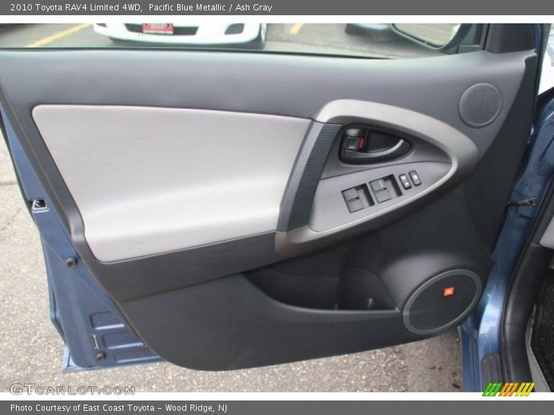 Pacific Blue Metallic / Ash Gray 2010 Toyota RAV4 Limited 4WD
