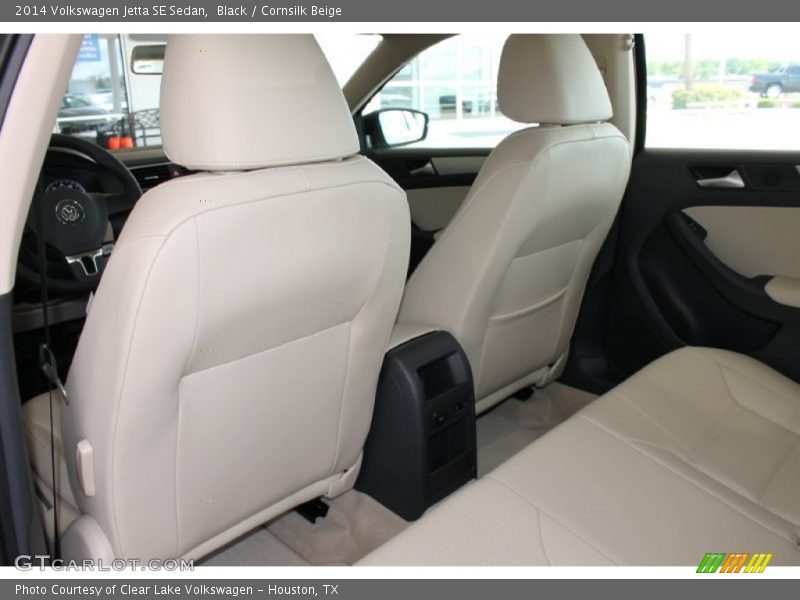 Black / Cornsilk Beige 2014 Volkswagen Jetta SE Sedan