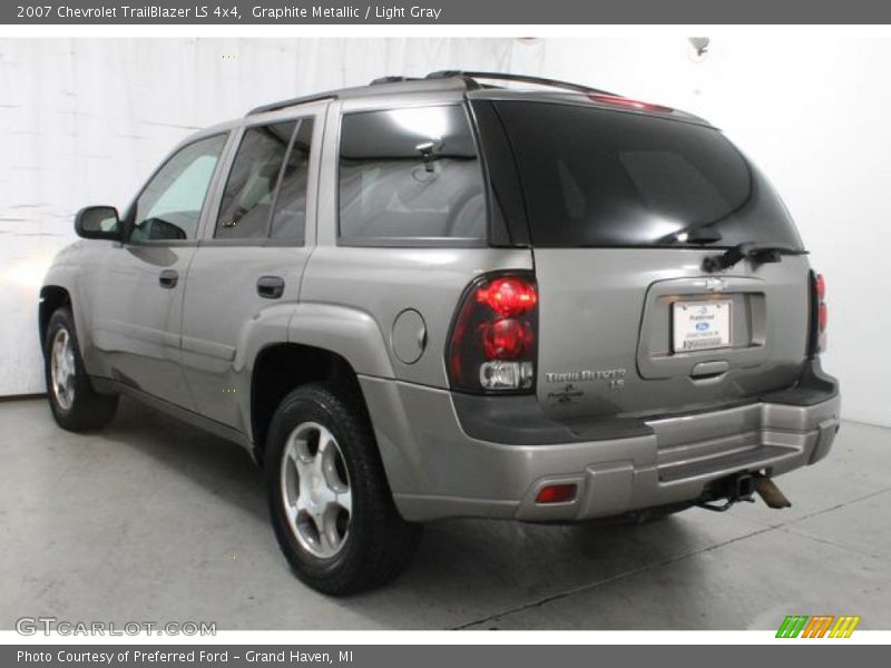Graphite Metallic / Light Gray 2007 Chevrolet TrailBlazer LS 4x4