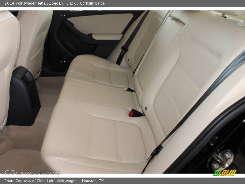Black / Cornsilk Beige 2014 Volkswagen Jetta SE Sedan