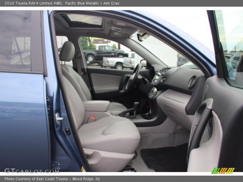 Pacific Blue Metallic / Ash Gray 2010 Toyota RAV4 Limited 4WD