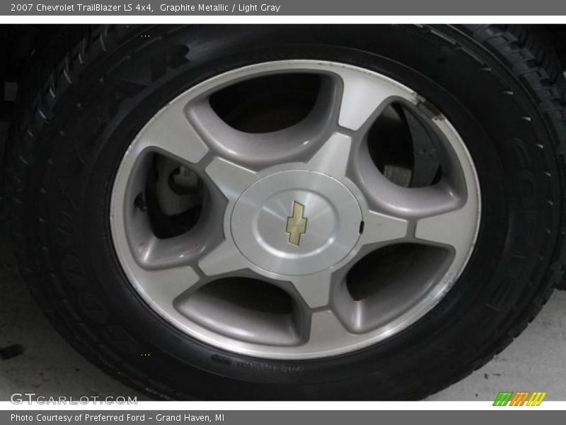 Graphite Metallic / Light Gray 2007 Chevrolet TrailBlazer LS 4x4