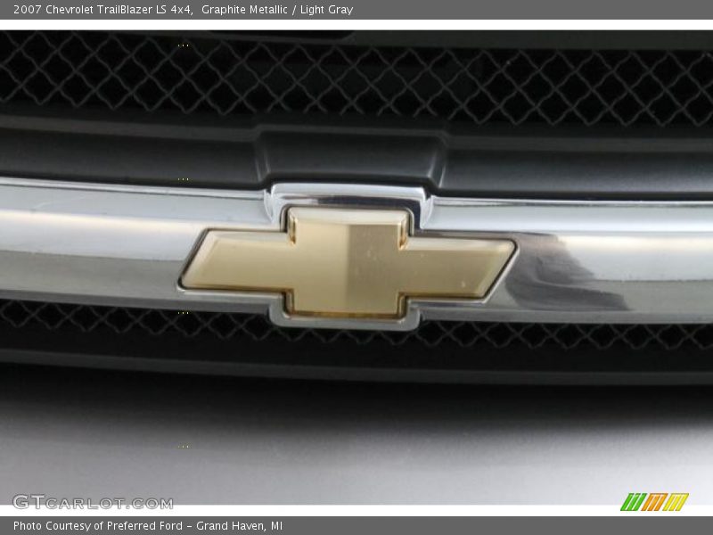 Graphite Metallic / Light Gray 2007 Chevrolet TrailBlazer LS 4x4