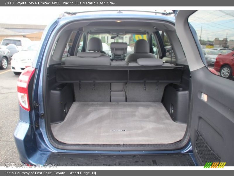 Pacific Blue Metallic / Ash Gray 2010 Toyota RAV4 Limited 4WD