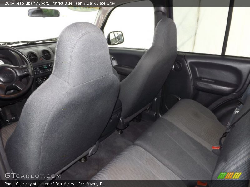 Patriot Blue Pearl / Dark Slate Gray 2004 Jeep Liberty Sport
