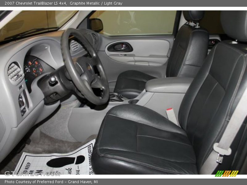 Graphite Metallic / Light Gray 2007 Chevrolet TrailBlazer LS 4x4