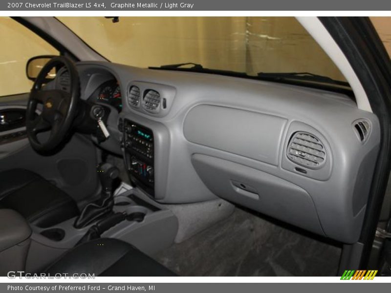 Graphite Metallic / Light Gray 2007 Chevrolet TrailBlazer LS 4x4
