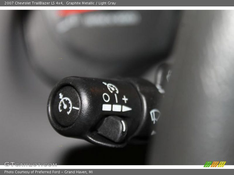 Graphite Metallic / Light Gray 2007 Chevrolet TrailBlazer LS 4x4