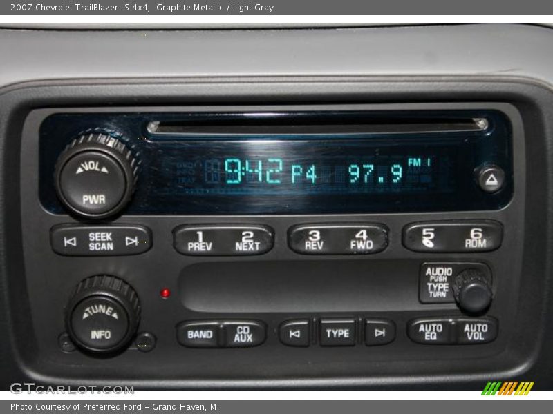 Graphite Metallic / Light Gray 2007 Chevrolet TrailBlazer LS 4x4