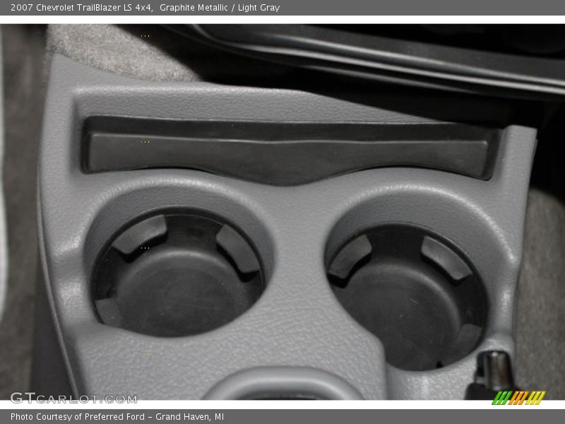 Graphite Metallic / Light Gray 2007 Chevrolet TrailBlazer LS 4x4