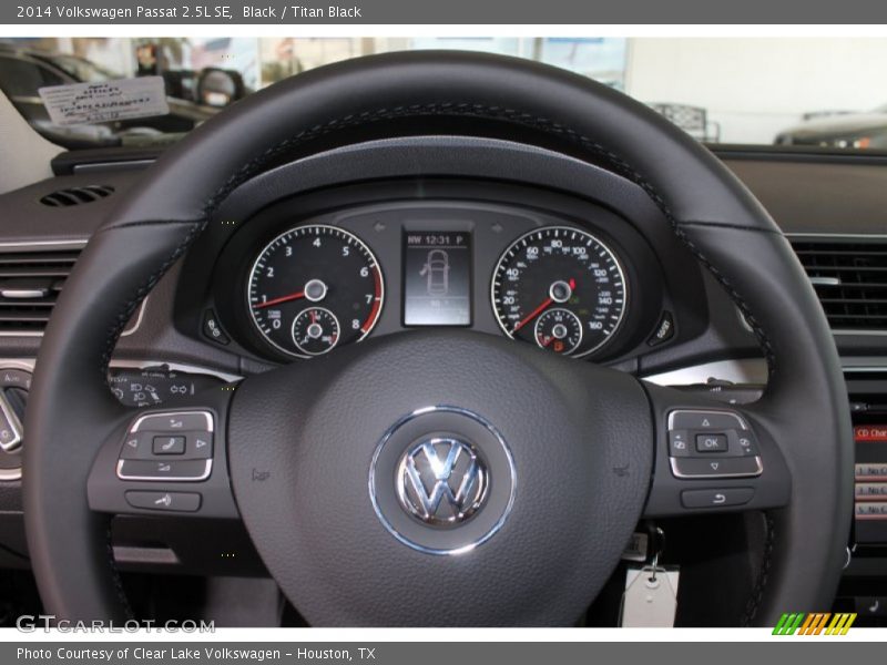 Black / Titan Black 2014 Volkswagen Passat 2.5L SE