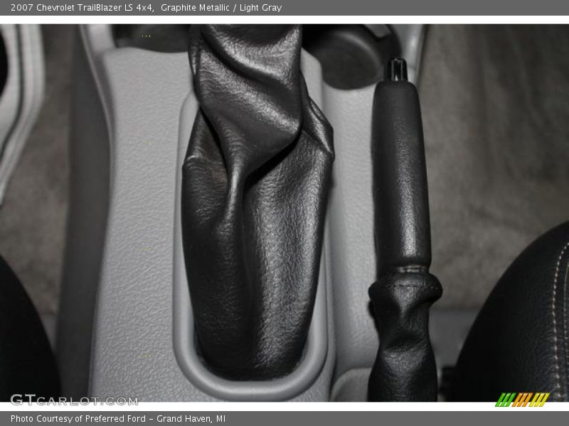 Graphite Metallic / Light Gray 2007 Chevrolet TrailBlazer LS 4x4