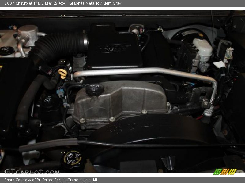 Graphite Metallic / Light Gray 2007 Chevrolet TrailBlazer LS 4x4