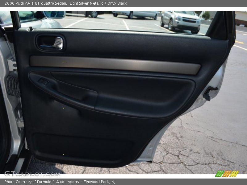 Light Silver Metallic / Onyx Black 2000 Audi A4 1.8T quattro Sedan