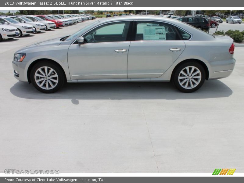 Tungsten Silver Metallic / Titan Black 2013 Volkswagen Passat 2.5L SEL