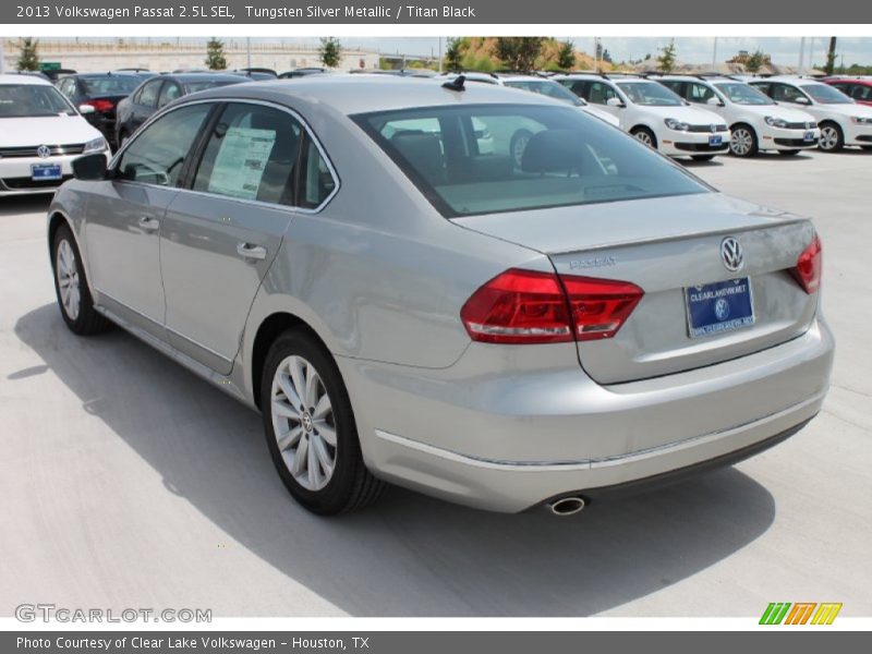 Tungsten Silver Metallic / Titan Black 2013 Volkswagen Passat 2.5L SEL