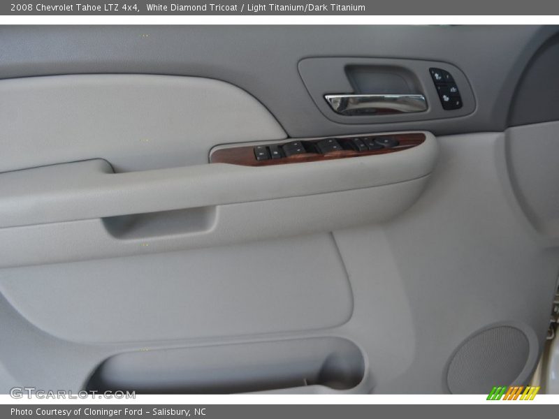 White Diamond Tricoat / Light Titanium/Dark Titanium 2008 Chevrolet Tahoe LTZ 4x4