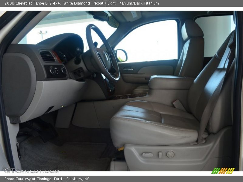 White Diamond Tricoat / Light Titanium/Dark Titanium 2008 Chevrolet Tahoe LTZ 4x4