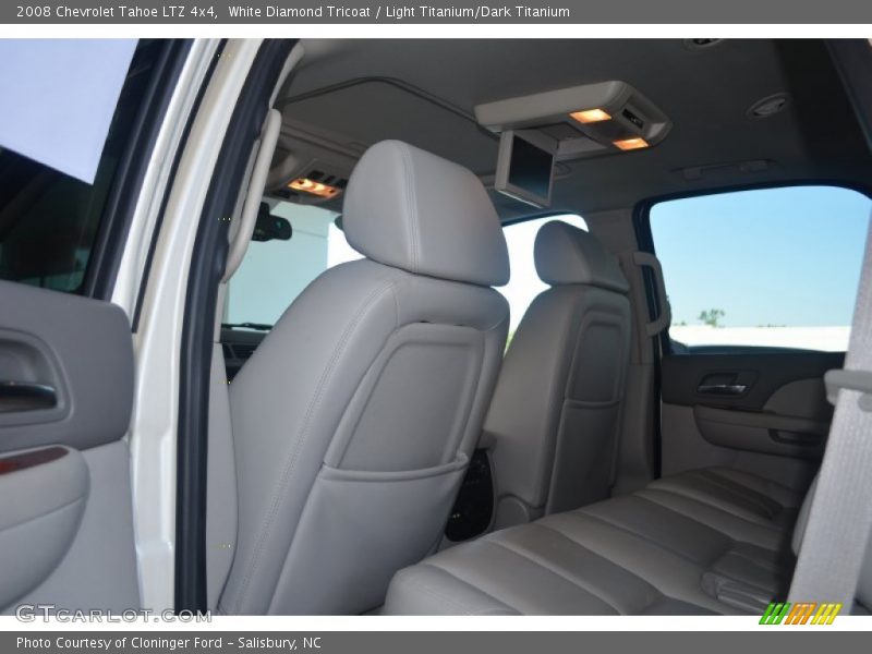 White Diamond Tricoat / Light Titanium/Dark Titanium 2008 Chevrolet Tahoe LTZ 4x4