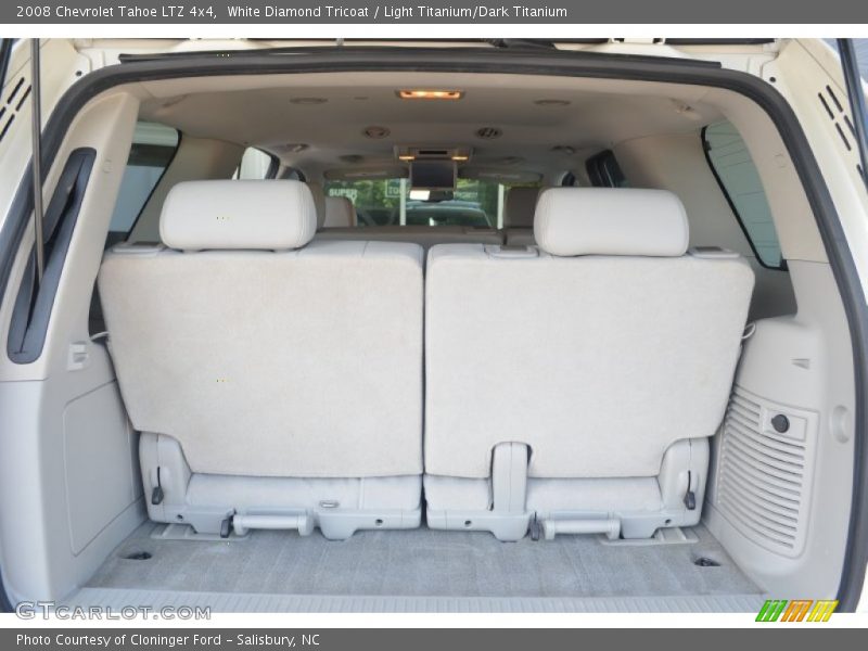 White Diamond Tricoat / Light Titanium/Dark Titanium 2008 Chevrolet Tahoe LTZ 4x4
